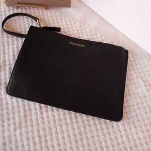 Calvin Klein wristlet plus bag charm